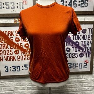 Tracksmith Harrier Orange T-Shirt